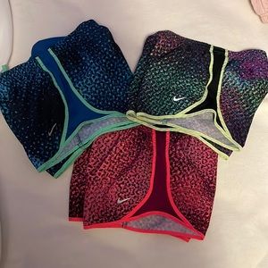 3 pair nike athletic shorts